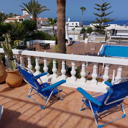 First Line Villa Floor Studio Apartment With Amazing Sea View Air Conditioned Just 50M From The Beach Costa Adeje  Exteriör bild